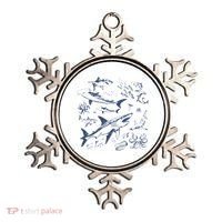 Retro Ocean Animal Wildlife Shark Fish Octopus Nature Ornament thumb 0
