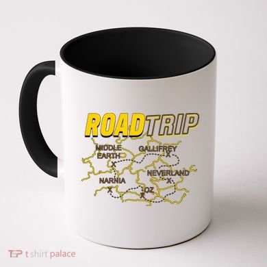 Road Trip Fantasy Treasure Map Coffee Mug