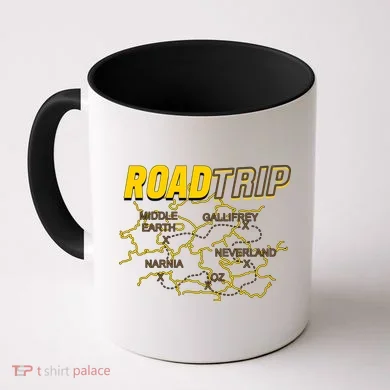 Road Trip Fantasy Treasure Map Coffee Mug
