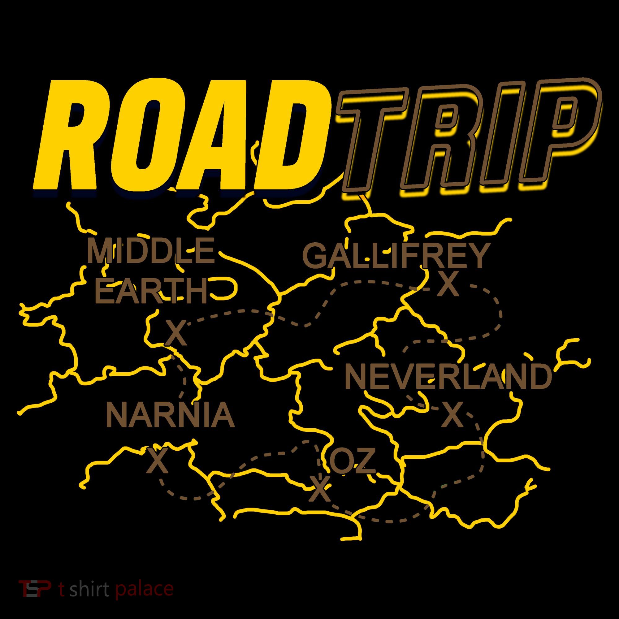 Road Trip Fantasy Treasure Map Coffee Mug