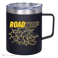 Road Trip Fantasy Treasure Map 12oz Stainless Steel Coffee Mug thumb 0