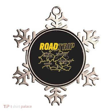 Road Trip Fantasy Treasure Map Ornament