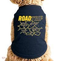 Road Trip Fantasy Treasure Map Doggie Tank thumb 0
