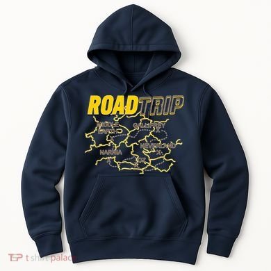 Road Trip Fantasy Treasure Map Hoodie