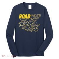 Road Trip Fantasy Treasure Map Long Sleeve Shirt thumb 0