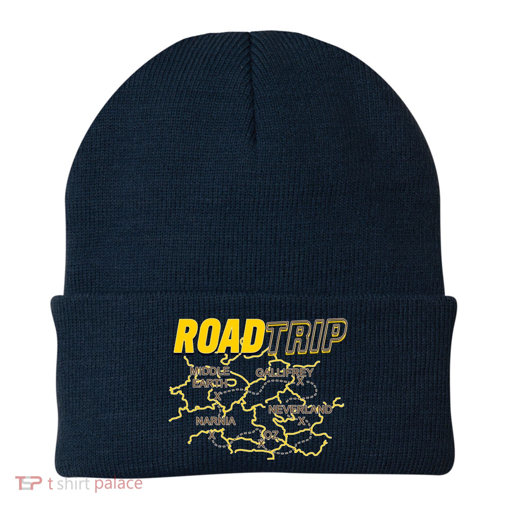 Road Trip Fantasy Treasure Map Beanie