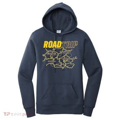 Road Trip Fantasy Treasure Map Women's Hoodie