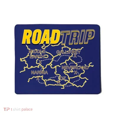 Road Trip Fantasy Treasure Map Mousepad