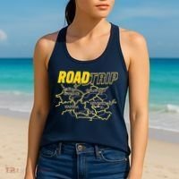 Road Trip Fantasy Treasure Map Women's Tank Top thumb 2