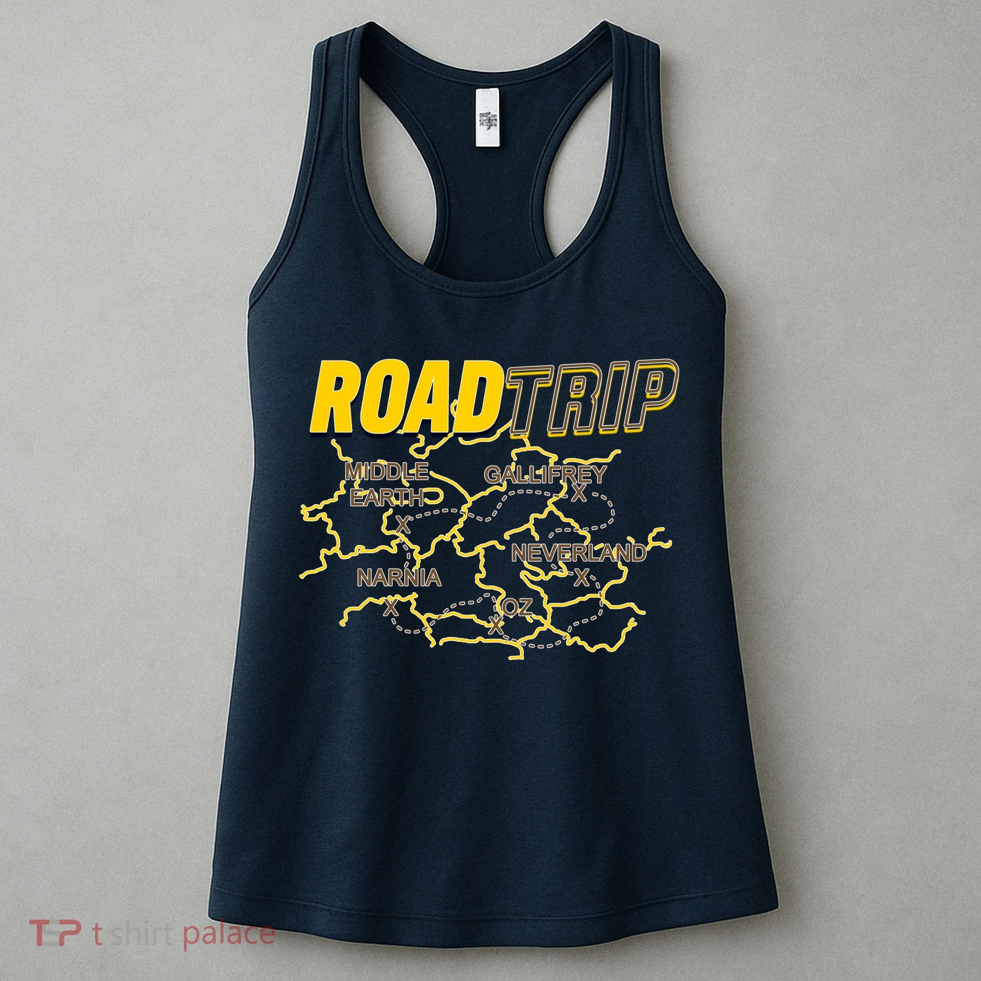 Road Trip Fantasy Treasure Map Women's Tank Top