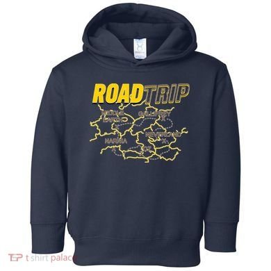 Road Trip Fantasy Treasure Map Toddler Hoodie