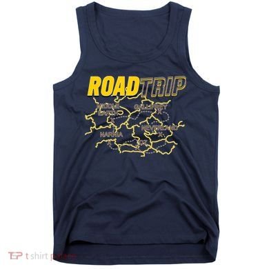 Road Trip Fantasy Treasure Map Tank Top