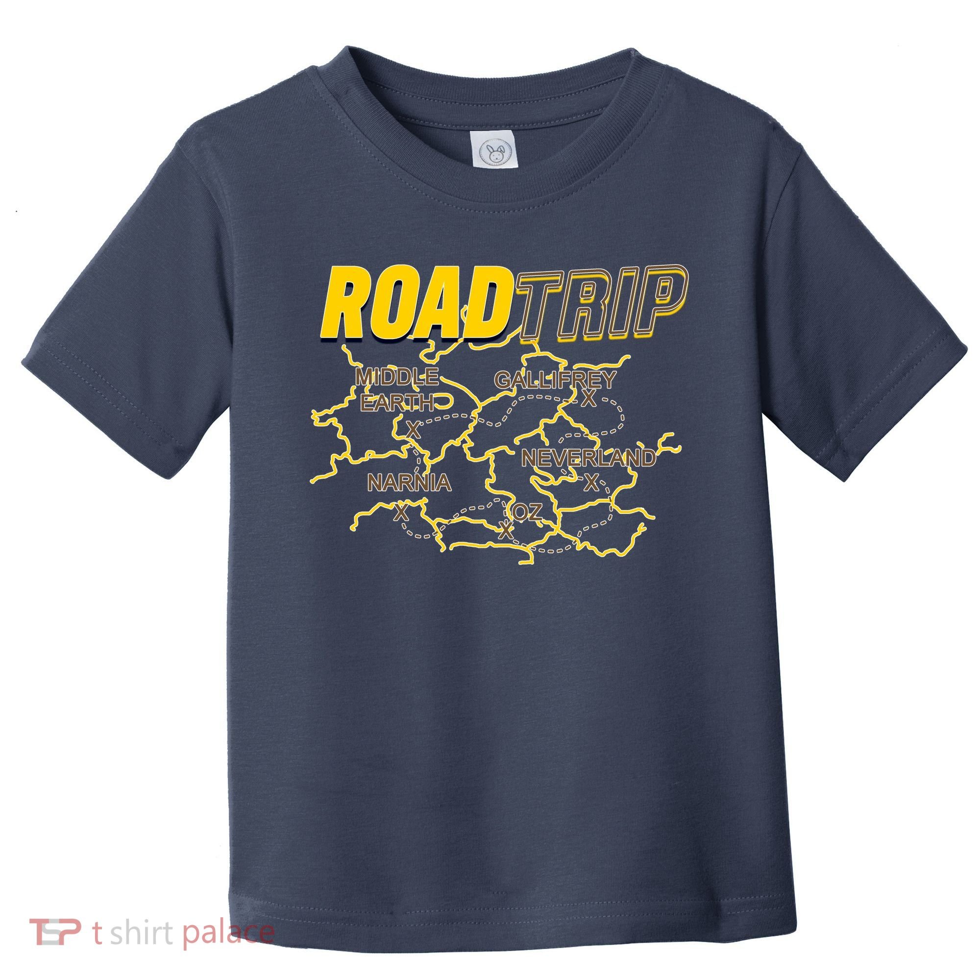 Road Trip Fantasy Treasure Map Toddler T-Shirt