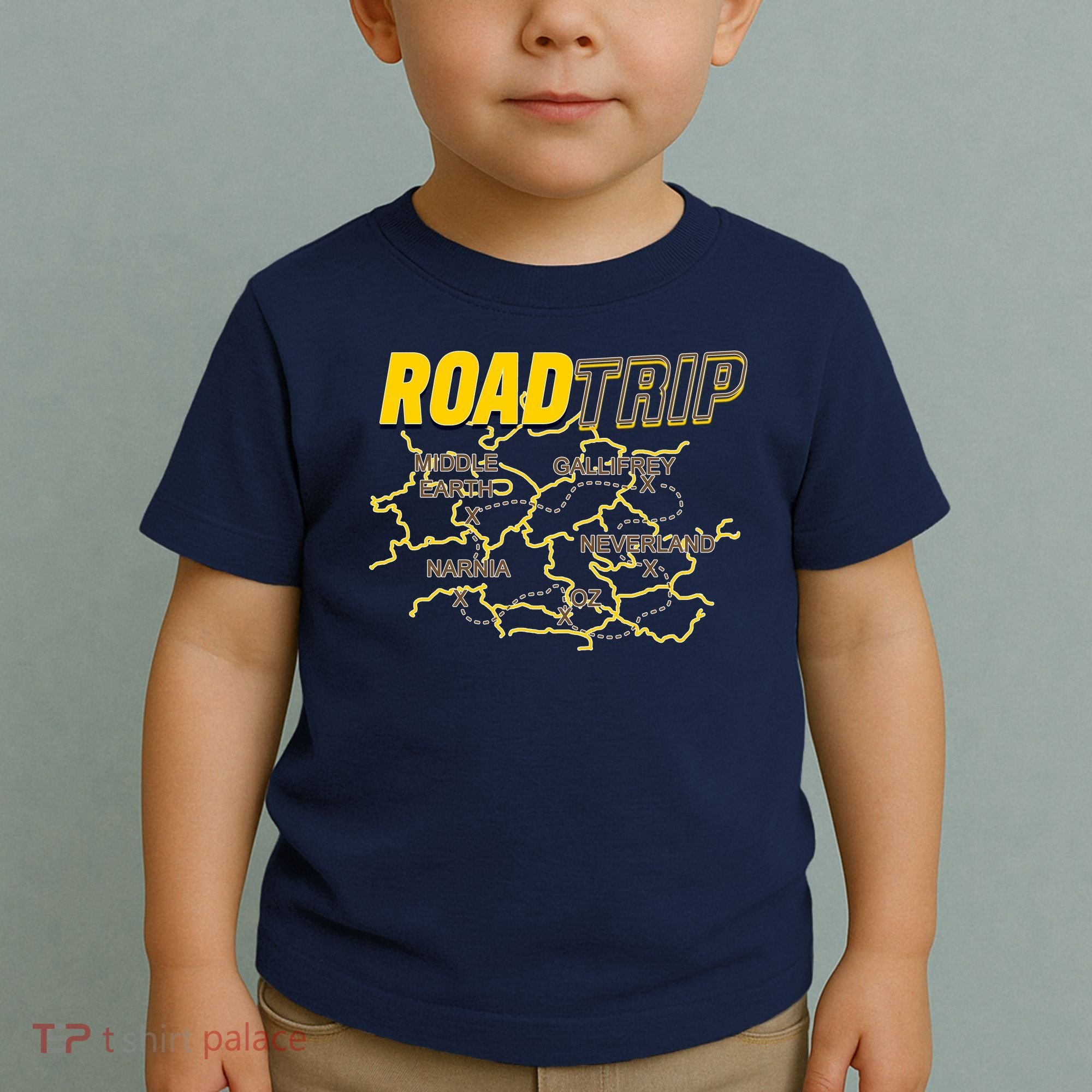 Road Trip Fantasy Treasure Map Toddler T-Shirt