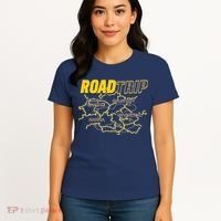 Road Trip Fantasy Treasure Map Women's T-Shirt thumb 4