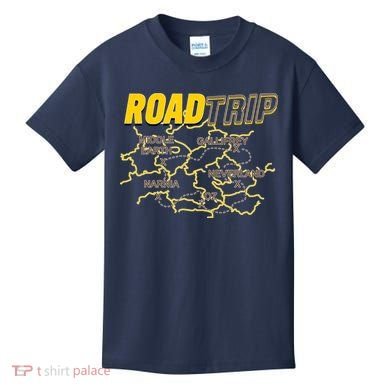 Road Trip Fantasy Treasure Map Kids T-Shirt