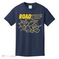 Road Trip Fantasy Treasure Map Kids T-Shirt thumb 0
