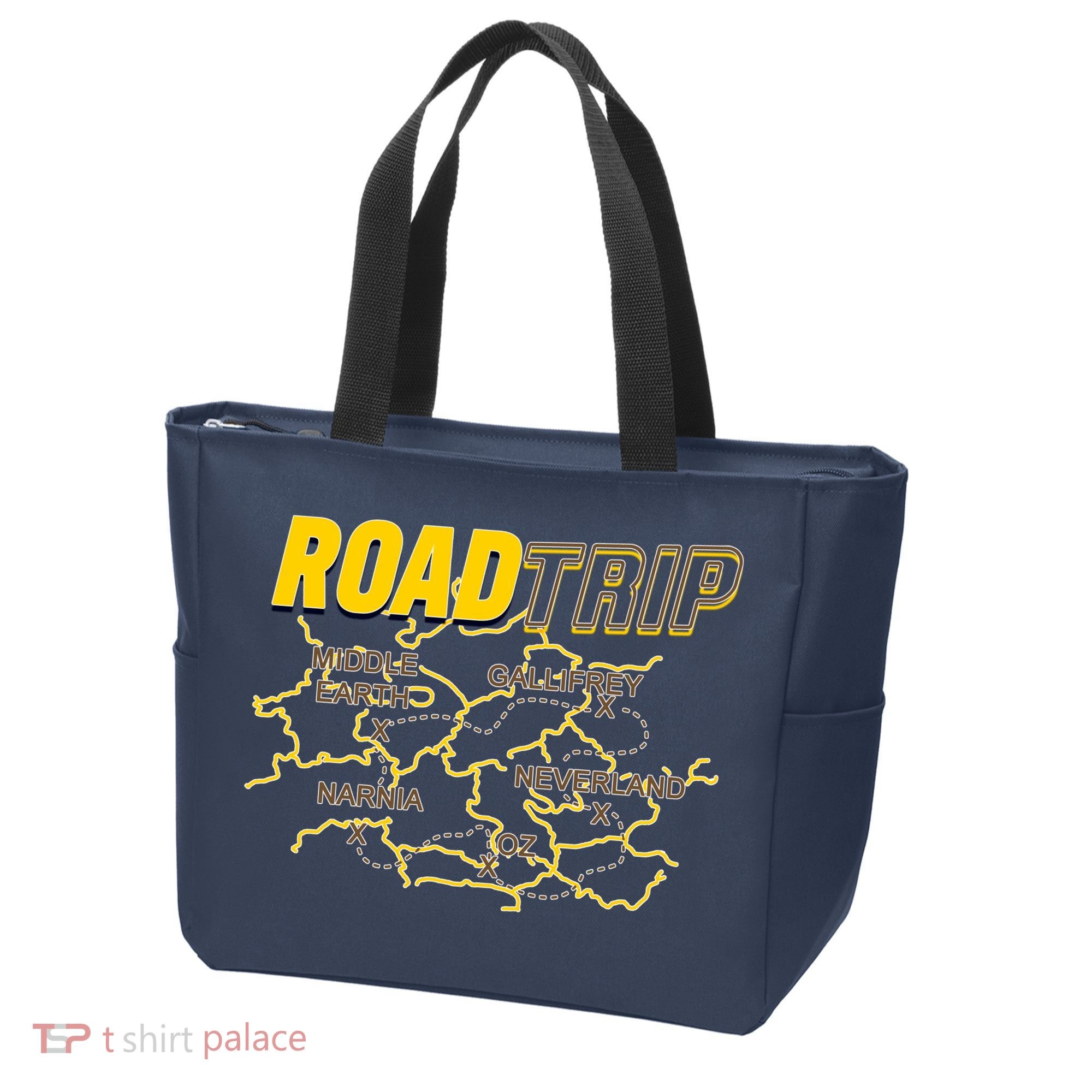 Road Trip Fantasy Treasure Map Tote Bag