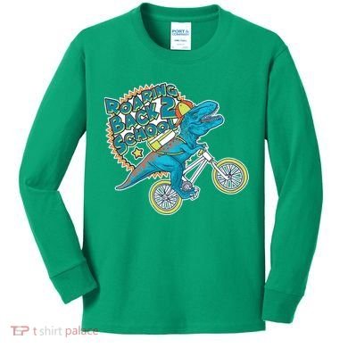 Roaring Back 2 School Kids Long Sleeve Shirt