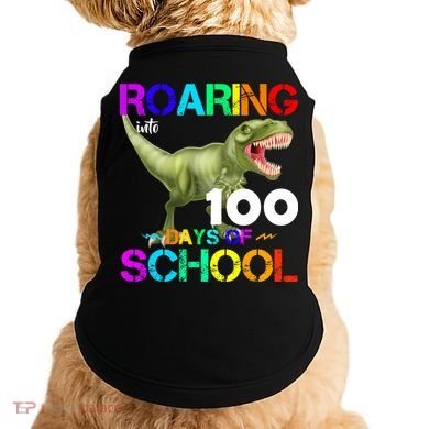 Roaring Into 100 Days Of School Doggie Tank