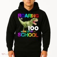 Roaring Into 100 Days Of School Hoodie thumb 2