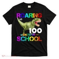 Roaring Into 100 Days Of School T-Shirt thumb 0