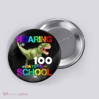 Roaring Into 100 Days Of School Button thumb 0