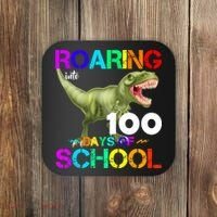 Roaring Into 100 Days Of School Coaster thumb 0