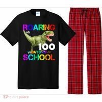 Roaring Into 100 Days Of School Pajama Set thumb 0