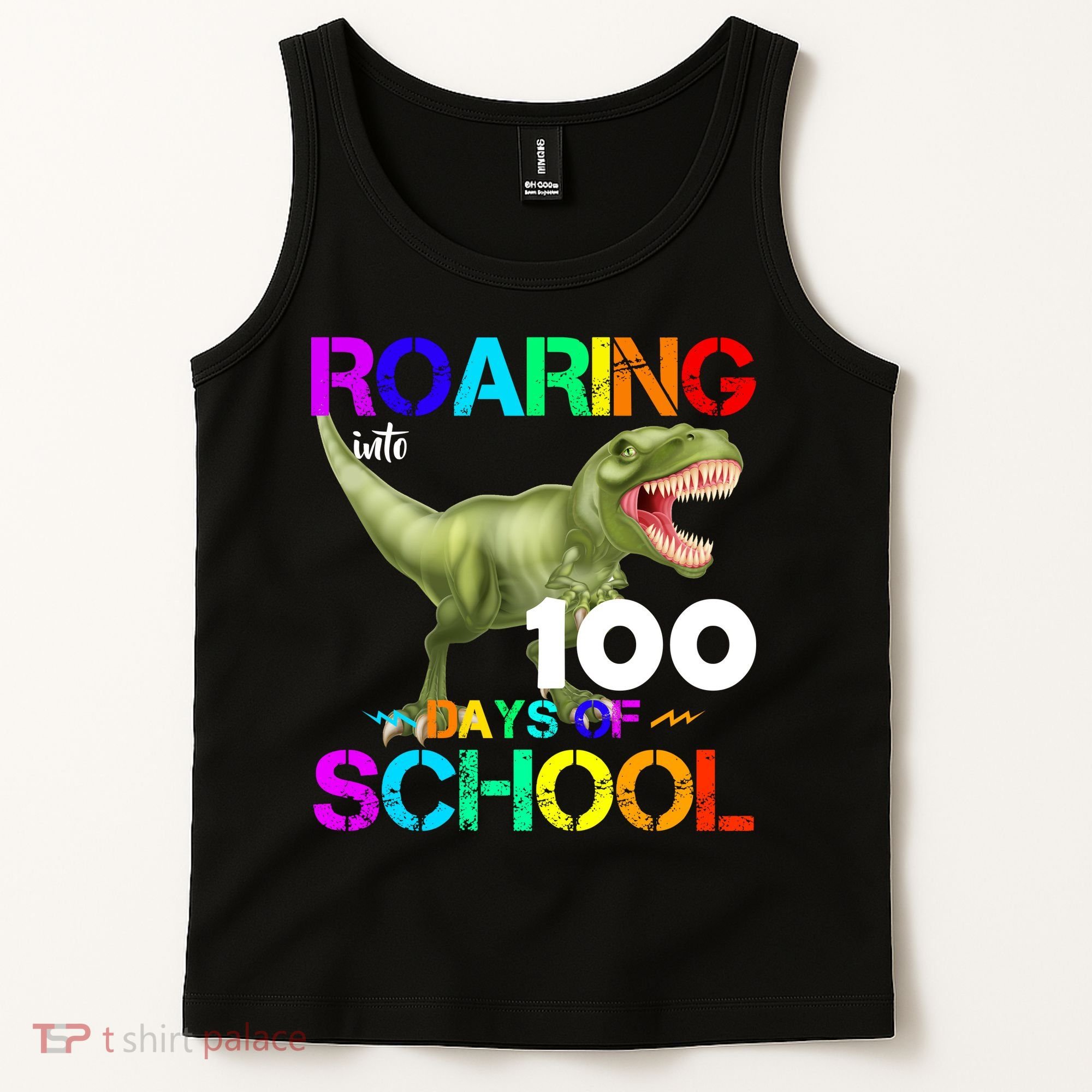Roaring Into 100 Days Of School Tank Top