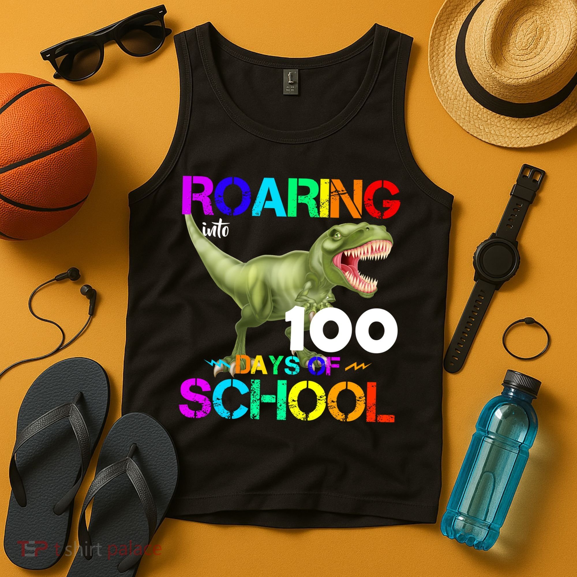 Roaring Into 100 Days Of School Tank Top