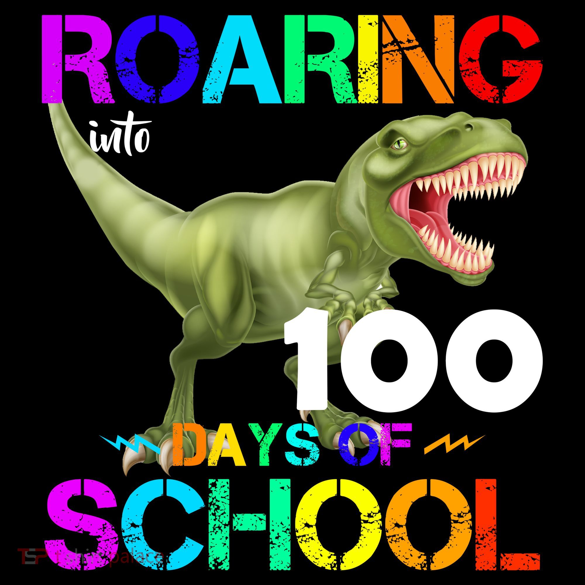Roaring Into 100 Days Of School Tote Bag