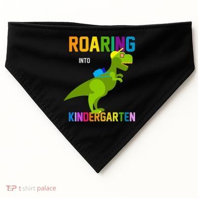 Roaring Into Kindergarten USA-Made Doggie Bandana