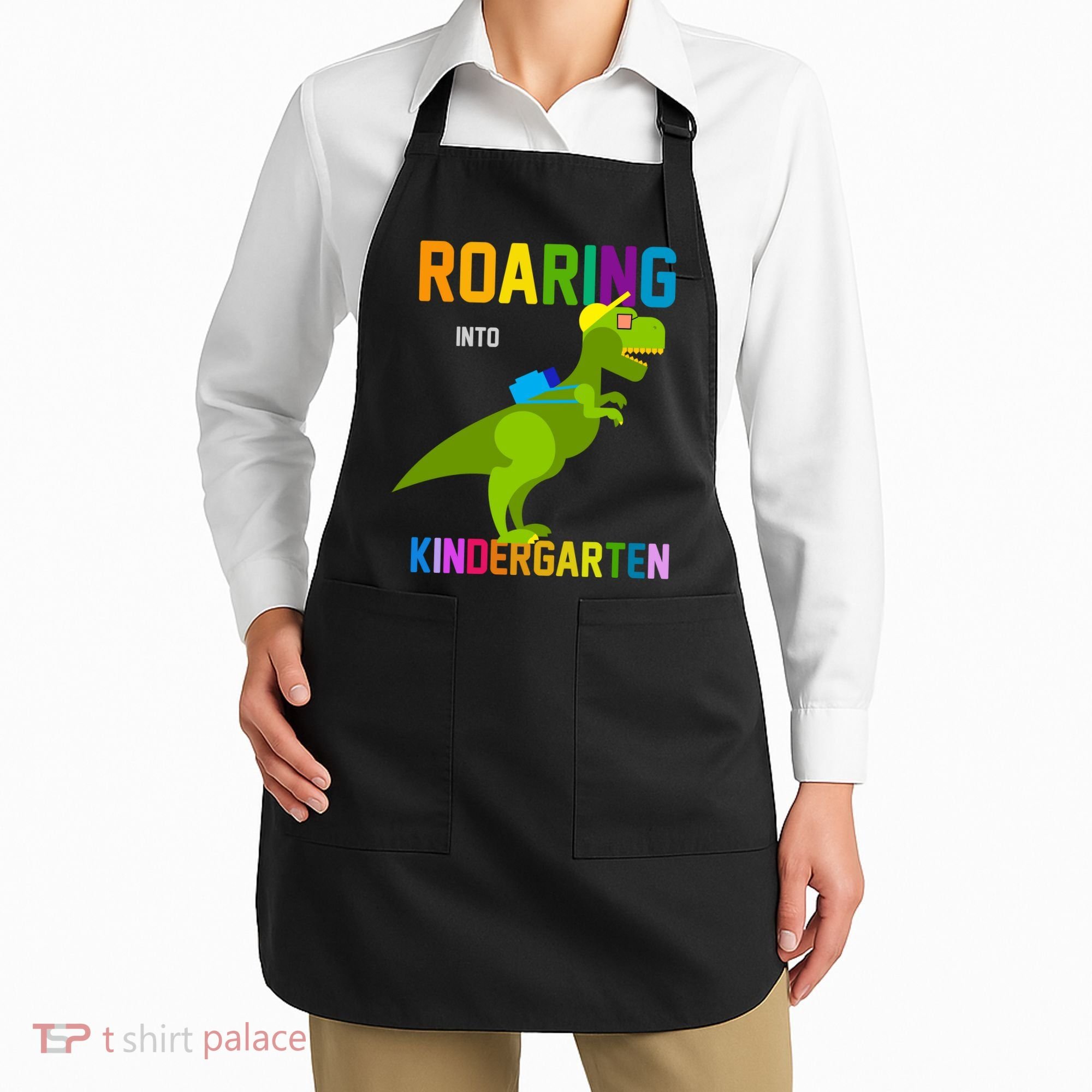 Roaring Into Kindergarten Apron