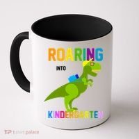 Roaring Into Kindergarten Coffee Mug thumb 0