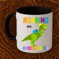 Roaring Into Kindergarten Coffee Mug thumb 2