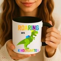 Roaring Into Kindergarten Coffee Mug thumb 3
