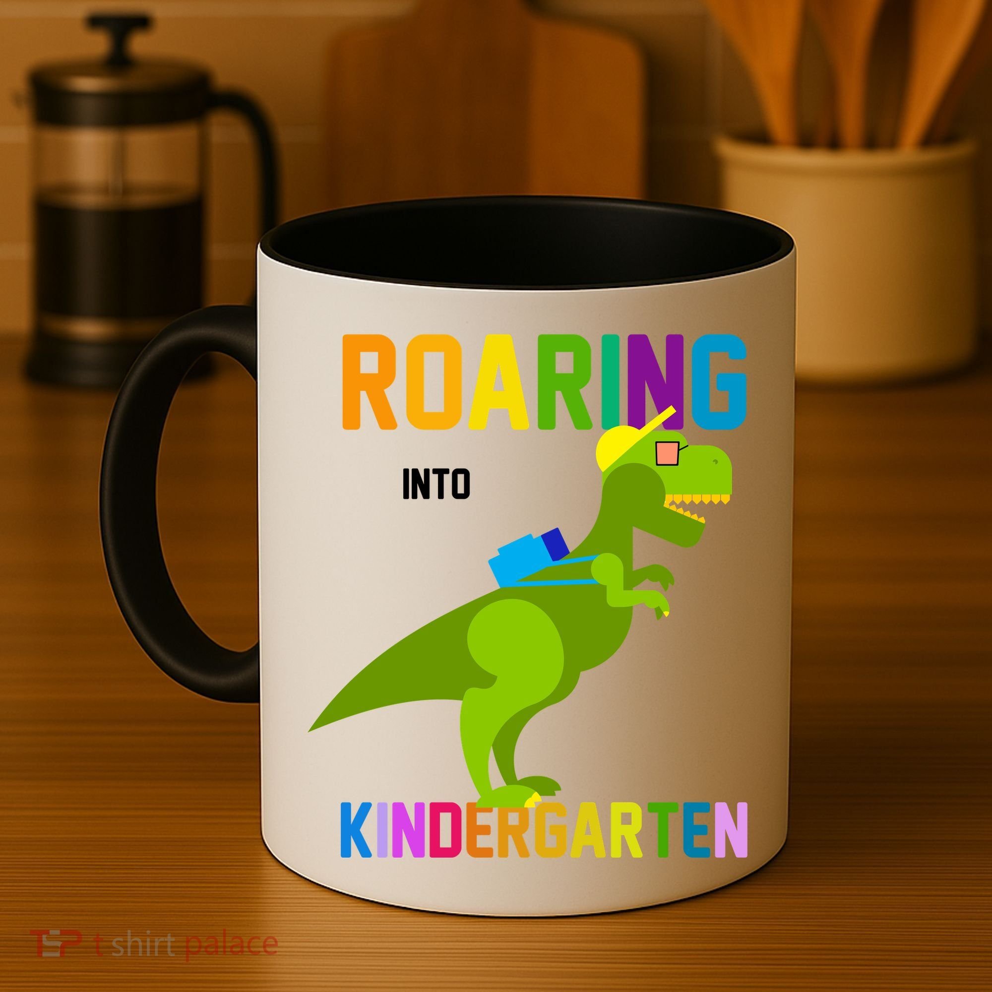 Roaring Into Kindergarten Coffee Mug