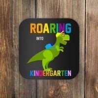 Roaring Into Kindergarten Coaster thumb 0