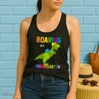 Roaring Into Kindergarten Women's Tank Top thumb 2