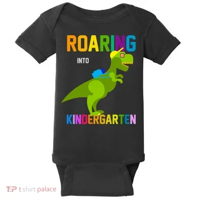 Roaring Into Kindergarten Baby Bodysuit