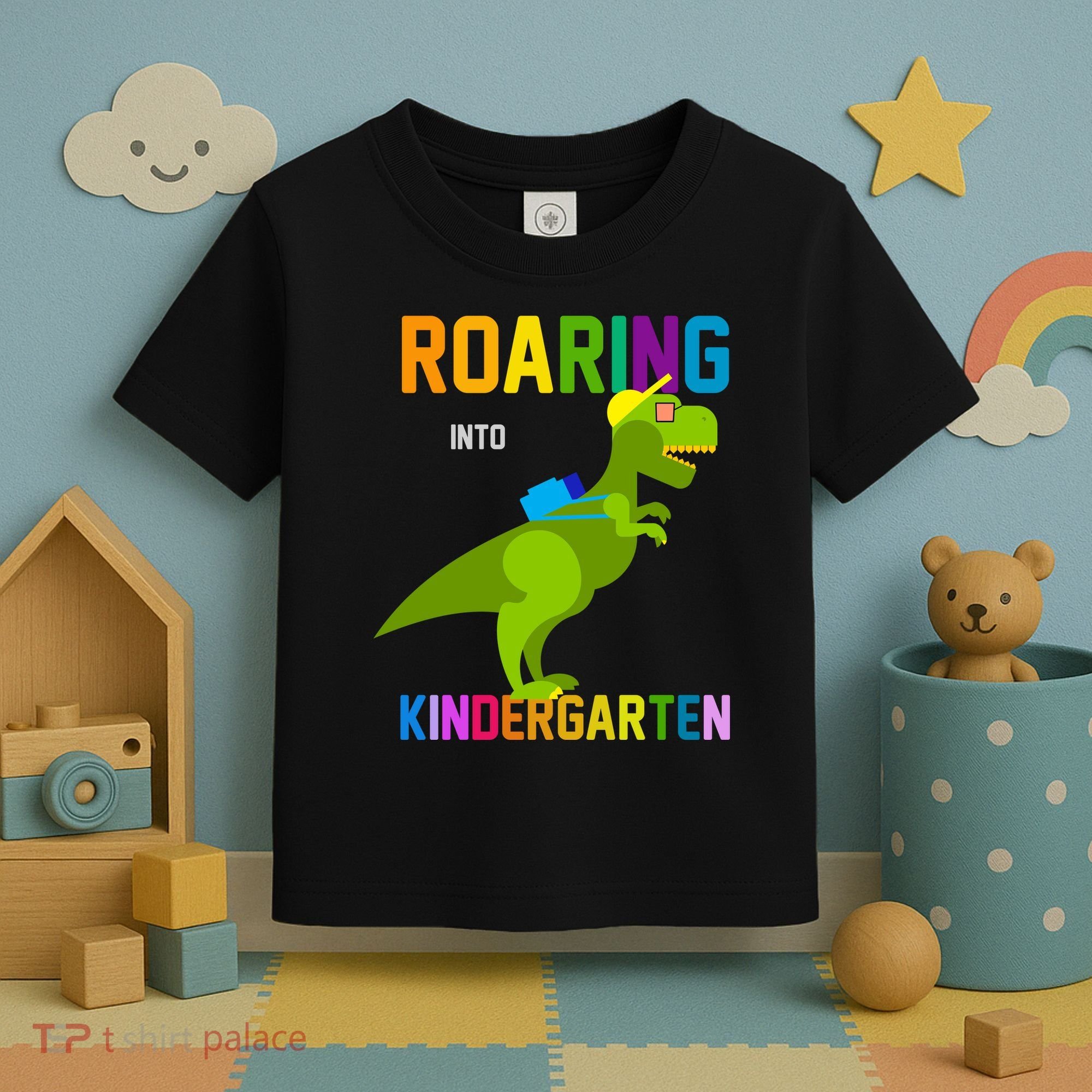 Roaring Into Kindergarten Toddler T-Shirt