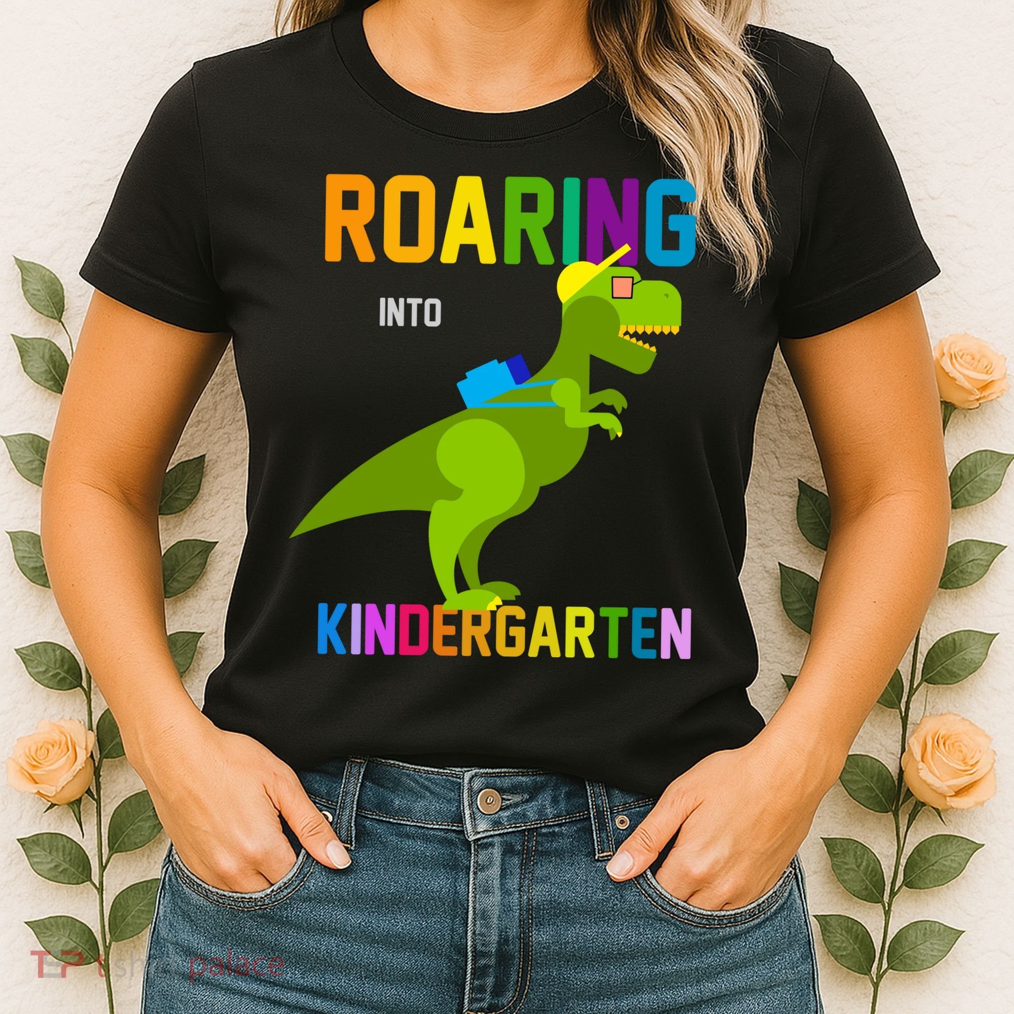 Roaring Into Kindergarten Women's T-Shirt