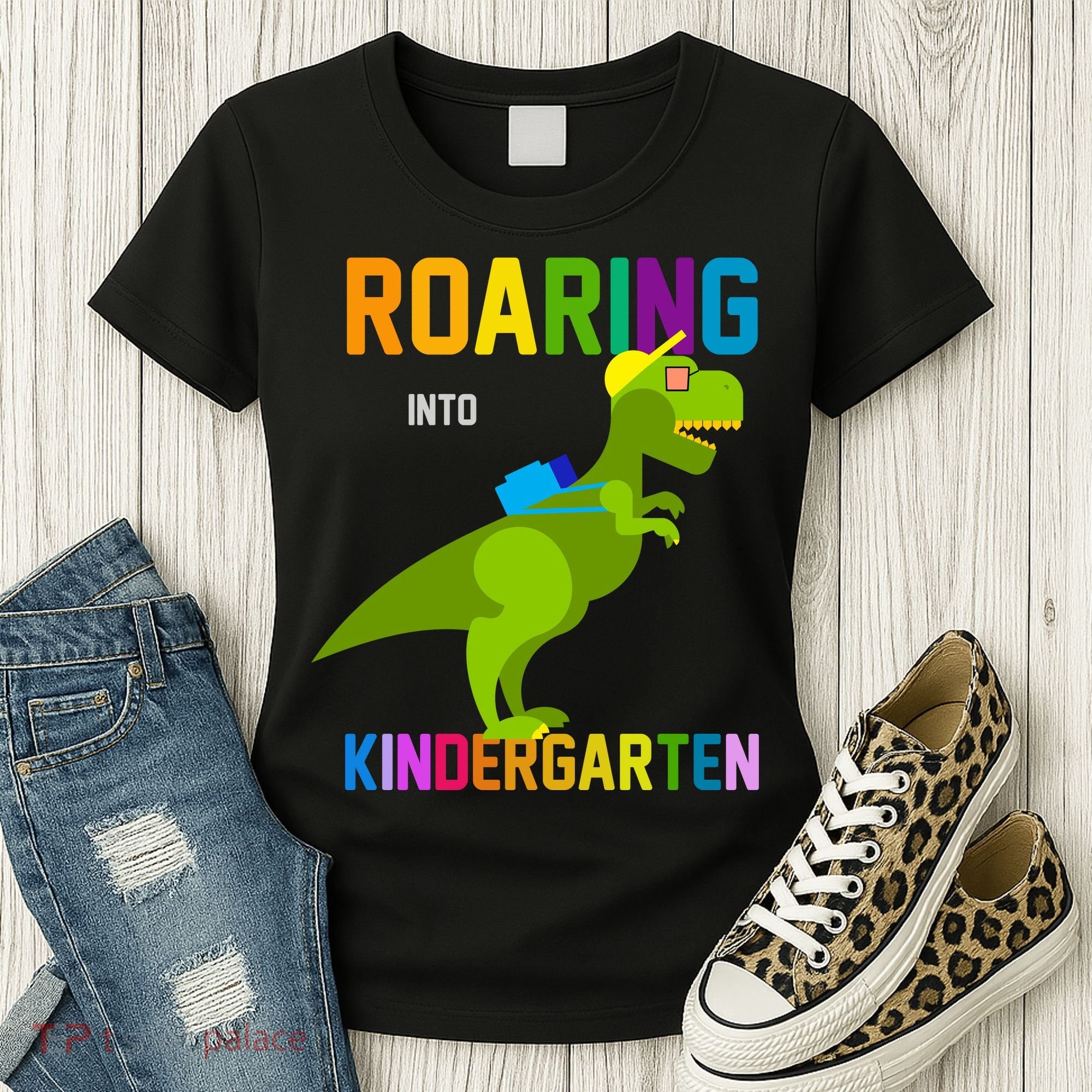 Roaring Into Kindergarten Women's T-Shirt