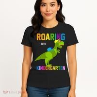 Roaring Into Kindergarten Women's T-Shirt thumb 4