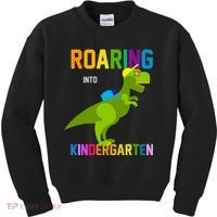 Roaring Into Kindergarten Kids Sweatshirt thumb 0
