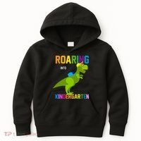 Roaring Into Kindergarten Kids Hoodie thumb 0
