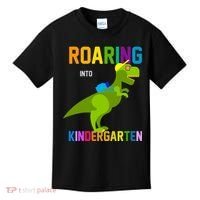 Roaring Into Kindergarten Kids T-Shirt thumb 0
