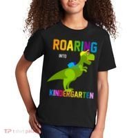 Roaring Into Kindergarten Kids T-Shirt thumb 2