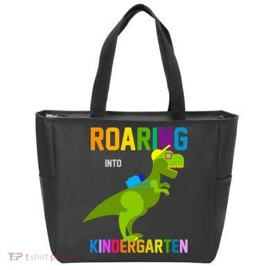 Roaring Into Kindergarten Tote Bag